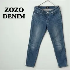 【ZOZO】 潮流女裝 牛仔褲 牛仔褲 緊身 水洗加工