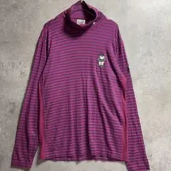 シナコバ SINA COVA ハイネック 長袖 Tシャツ ボーダー Mのサムネイル