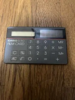 カシオ FILM CARD SL-760T 電卓 레트로