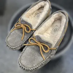 Ugg レディース ムートン スエード モカシン JP/25cm