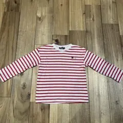 Moujonjon ストライプデザインの長袖カットソー100㎝