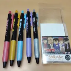 名探偵コナン　サラサクリップカラーボールペン5本セット