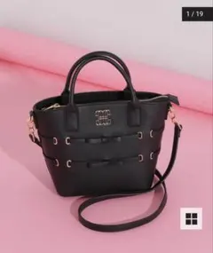 ジルバイジルスチュアート BowリンクJトートバッグ ブラック 新品未使用品