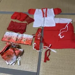 七五三用 飾り帯＆肌着7点セット