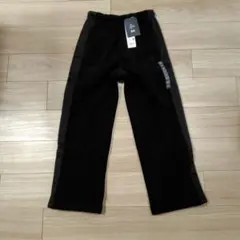 ユニクロ　Needles　フリースワイドパンツ　黒　XS