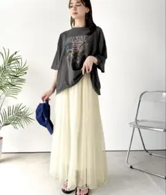 classicalelf優雅さ際立つ主役級大人のマーメイドダブルチュールスカート