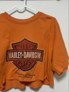 Harley-Davidson クロップドTシャツ オレンジのサムネイル