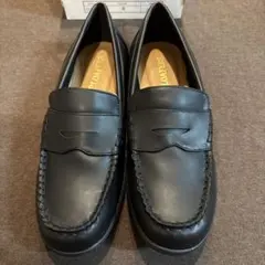 【新品未使用】ローファー P.LOAFERS 黒25.5㌢通学・通勤にオススメ♪のサムネイル