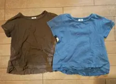 95㎝ シンプルTシャツ2枚セットのサムネイル