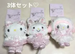 白猫シリーズ♥️ぬいぐるみ マスコット 3体セット 白猫シリーズ♥️ぬいぐるみ マスコット 3体セット - メルカリ