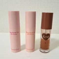 【匿名配送・限定色】rom&nd Glassy Bomb Tint 3本セット