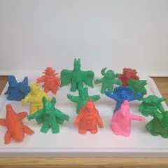 昭和　レトロ　怪獣　消しゴム 15体セット