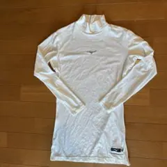 Mizuno ホワイト タートルネック アンダーシャツ M