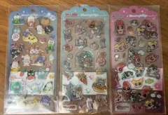 正規品　ドロップジェリーシール　はぴだんぶい　トムジェリ　パワパフ　３点セット