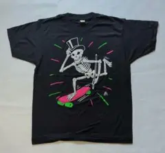 米国製80‘sオールドスクールスカルTシャツ DEAD STOCK