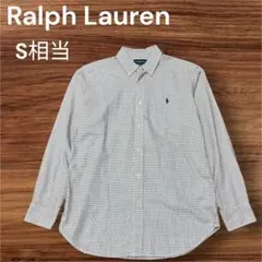 Ralph Lauren ラルフローレン 160 ボタンダウン チェックシャツS