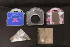 缶バッジ デコケース 収納ケース バッグ型 32mm アクリル 推し活 미사용