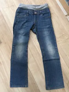 MPS デニムストレートパンツ ウエストゴム