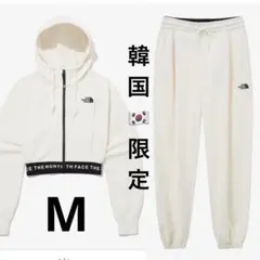 ノースフェイス ホワイトレーベル 韓国 セットアップ　スウェット