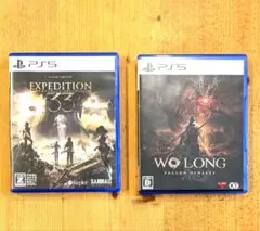 PS5ソフト２枚セット・WOLONG（コード未使用）＆ EXPEDITION33