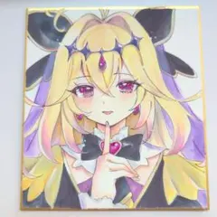 名探偵プリキュア キュアアルカナ・シャドウ 手描きイラスト