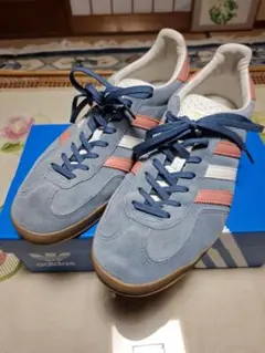 adidas GAZELLE INDOOR IG1640 29.5㎝　青/ピンク