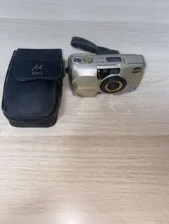 OLYMPUS μ ZOOM 140 DELUXE フィルムカメラ 本革ケース付のサムネイル