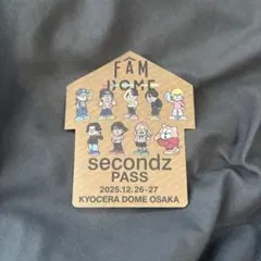 FAM DOME Secondz PASS 布ステッカー timelesz ツアーパス風布ステッカー 東京ドーム FAMDOME - メルカリ