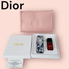 Dior アイコンベルベットルージュディオール720V ポーチ　ネイル