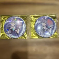 プリキュア　ルールー　スイパラ　ホログラム缶バッジ　2個セット　匿名発送