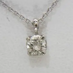 Pt850 ダイヤモンドネックレス 0.355カラット Hカラー 鑑別書付 - メルカリ