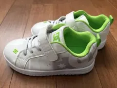 DC ホワイト/グリーン スニーカー