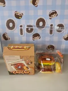 OioOio ちょこっとバーガーチャームシリーズ スクイーズ ハンバーガー