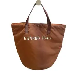 カネコイサオ ピコフリル トートバッグ ベージュ ピンクハウス 茶色 カネコイサオ ピコフリル トートバッグ ベージュ ピンクハウス 茶色