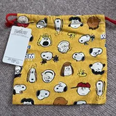 PEANUTS★スヌーピー巾着 未使用タグ付き