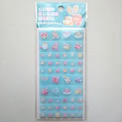 ドロップブロックシール タイルみたいなシール 星のカービィ 水色