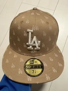 New Era 59FIFTY LAキャップ ベージュ 7 1/4