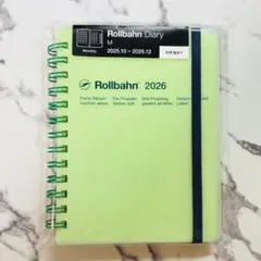 ロルバーン　2026　クリアグリーン　スケジュール帳　M　手帳　文具　日本　緑のサムネイル