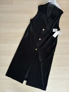 新品 1.9万 Vin ヤマダヤ スコットクラブ シアー 薄いベロア ジレ