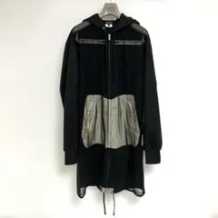 25SS コムデギャルソン オムプリュス　チュールロングジップパーカー　Mサイズ