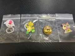 スーパーマリオ JAPAN めじるしアクセサリー チャーム ４点セット