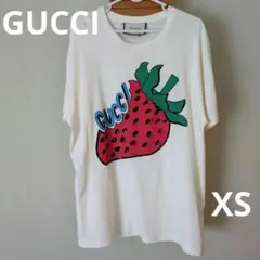 GUCCI グッチ 半袖Ｔシャツ XS スパンコール／ストロベリー／男女兼用のサムネイル