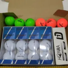未使用TaylorMade & HONMA D1とロストボール