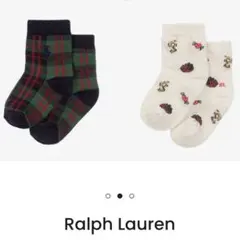 ラルフローレン ベビー靴下 新生児サイズ 2点セット