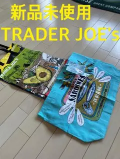 TRADER JOE's サーディン柄エコバッグ２枚セット