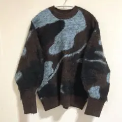 期間中値下げ　美品　ungrid シャギージャガードニット