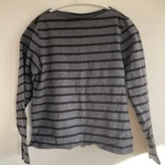 ユニクロ　ボーダーボートネックTシャツ 長袖