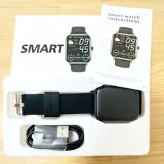 スマートウォッチ Smart Watch通話機能付き 大画面 通話機能付き 黒