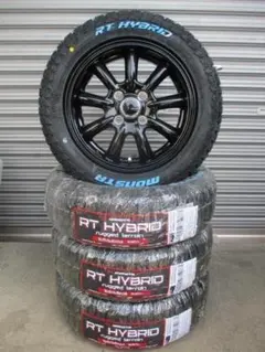送料込☆モンスタRT☆155/65R14☆ホワイトレター☆エブリィ・アトレー