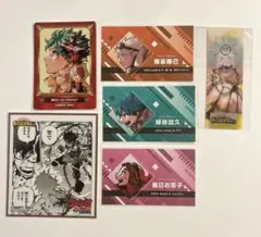 僕のヒーローアカデミア 緑谷出久 爆豪勝己 麗日お茶子　名刺カード ジャンフェス